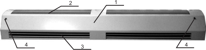 Воздушно-тепловая завеса Daire Воздушно-тепловая завеса Daire