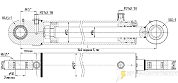 Гидроцилиндр МС110/56х900-3(4).11(1300)