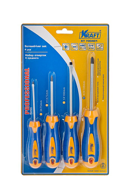 Набор отверток Kraft 4шт. (700401)