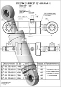 Гидроцилиндр ЦГ-100.56х450.11