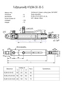 Гидроцилиндр КГЦ 584-01.50-30-500