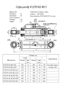 Гидроцилиндр для ковша погрузчика "Амкодор 232С4" КГЦ 759-01.160-80-440