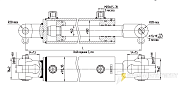 Гидроцилиндр МС80/40х160-3(4).44(475)